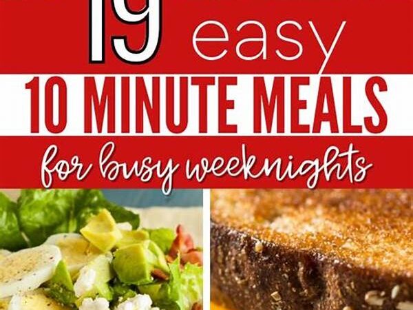 How To Cook Dinner In Under 10 Minutes