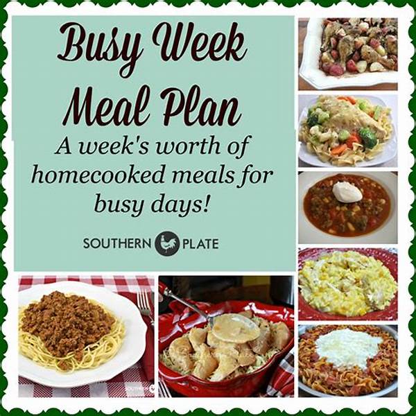 How To Plan Meals For A Busy Week