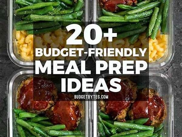 Top Budget-friendly Meal Prep Ideas