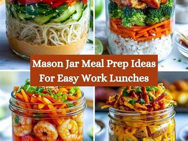 Why Mason Jars Are Perfect For Meal Prep