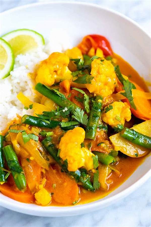 Fast Vegan Curry With Coconut Milk & Veggies