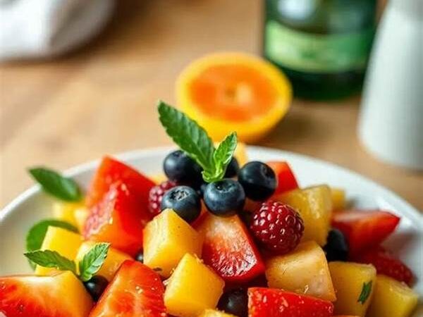 Quick Fruit Salad With Tropical Syrup