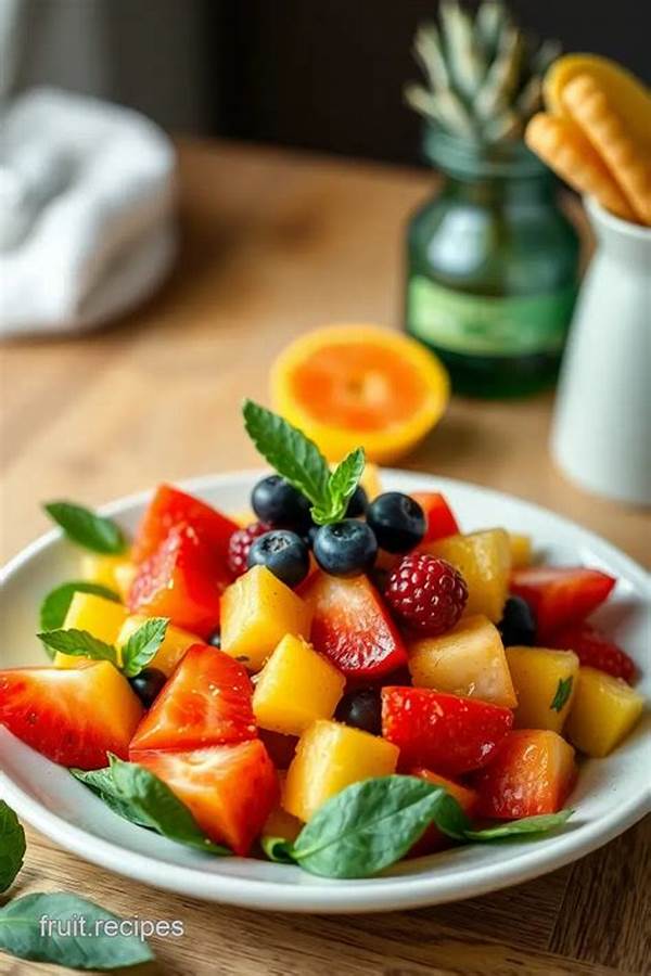 Quick Fruit Salad With Tropical Syrup