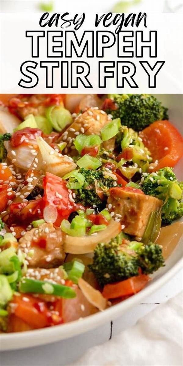 Stir-fry Tempeh & Veggies In 12 Minutes Flat