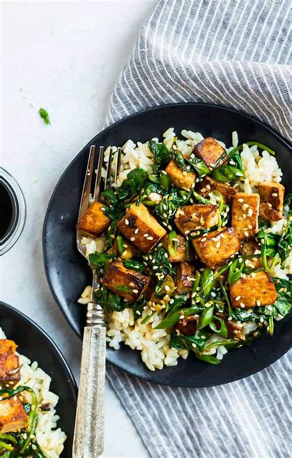 Vegan Stir Fry With Local Greens & Tofu