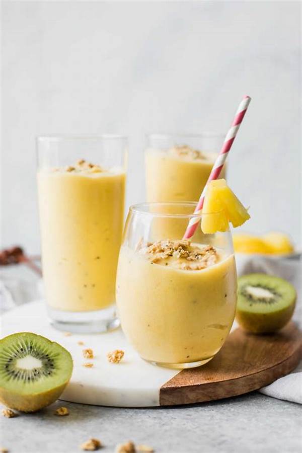 Healthy Smoothie Recipe With Tropical Fruits
