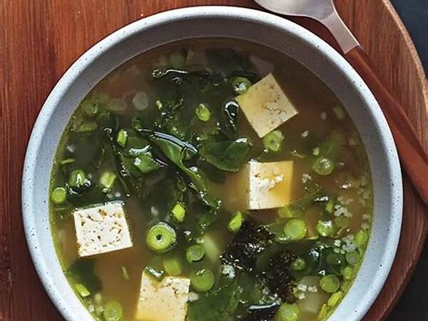 Quick Soup From Miso + Local Greens
