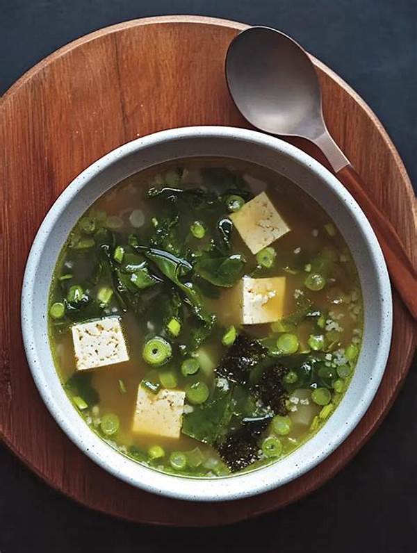 Quick Soup From Miso + Local Greens