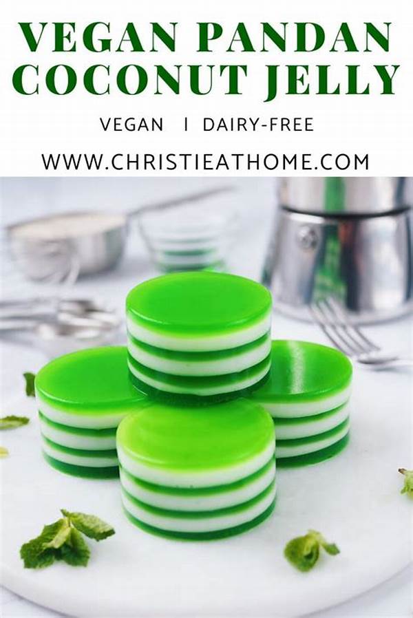 Vegan Pudding With Coconut Milk & Pandan